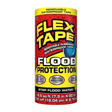 Flex Seal Flex Seal Family of Products Flood Protection 7.5 in. W X 20 ft. L Yellow Waterproof Repair Tape RTSYELR0820